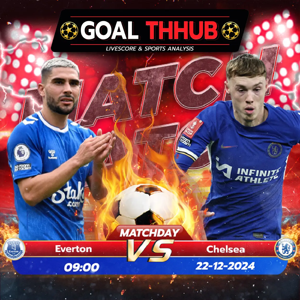 ทีเด็ดบอล เอฟเวอร์ตัน พบ เชลซี นัดที่ 17 จาก 38 นัด
